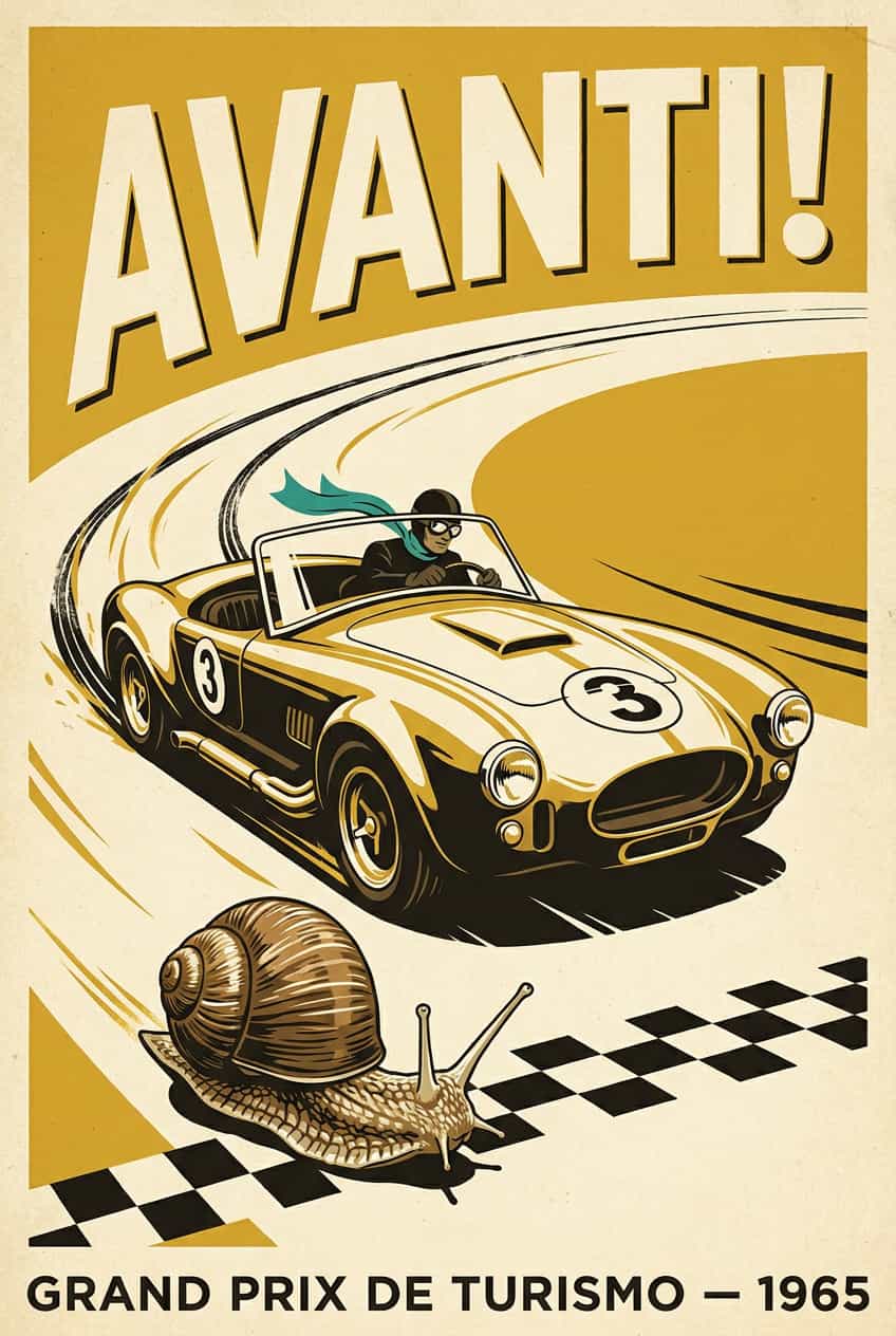 Canvas print of a vintage Avanti car, showcasing its iconic design and classic automotive appeal.