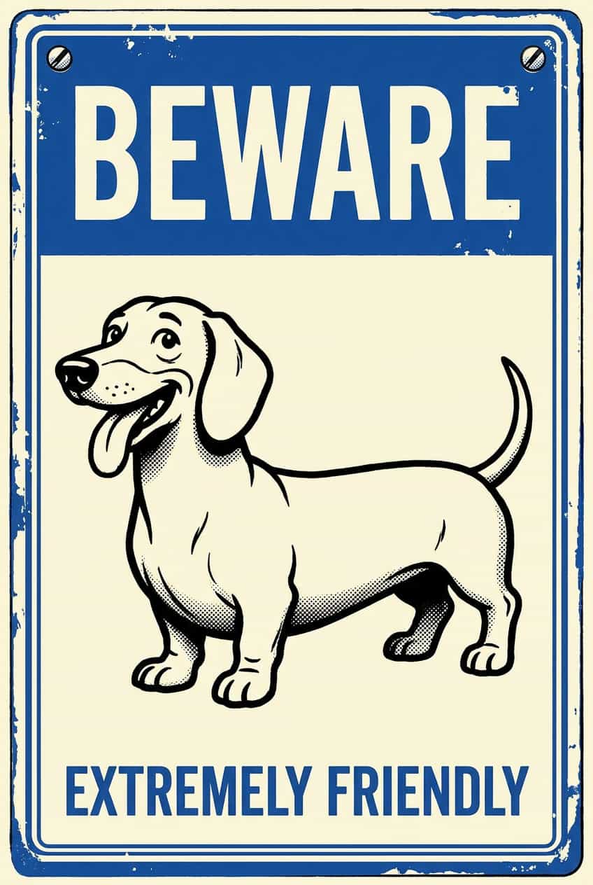 A vibrant art print of a dog, titled "Poster Dog", printed on enhanced matte paper using museum-grade archival inks.