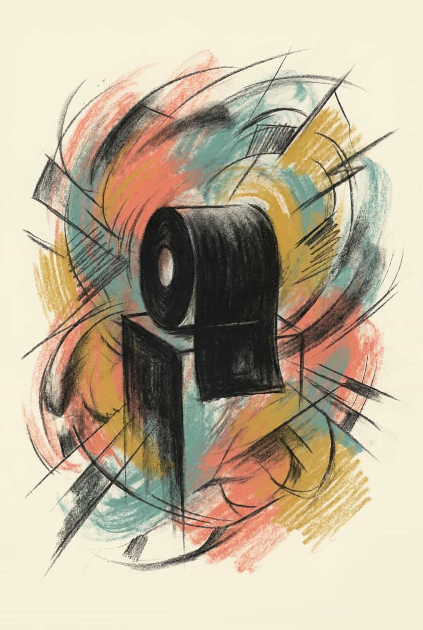 Poster print of a golden toilet paper roll, rendered with a luxurious sheen on enhanced matte paper.