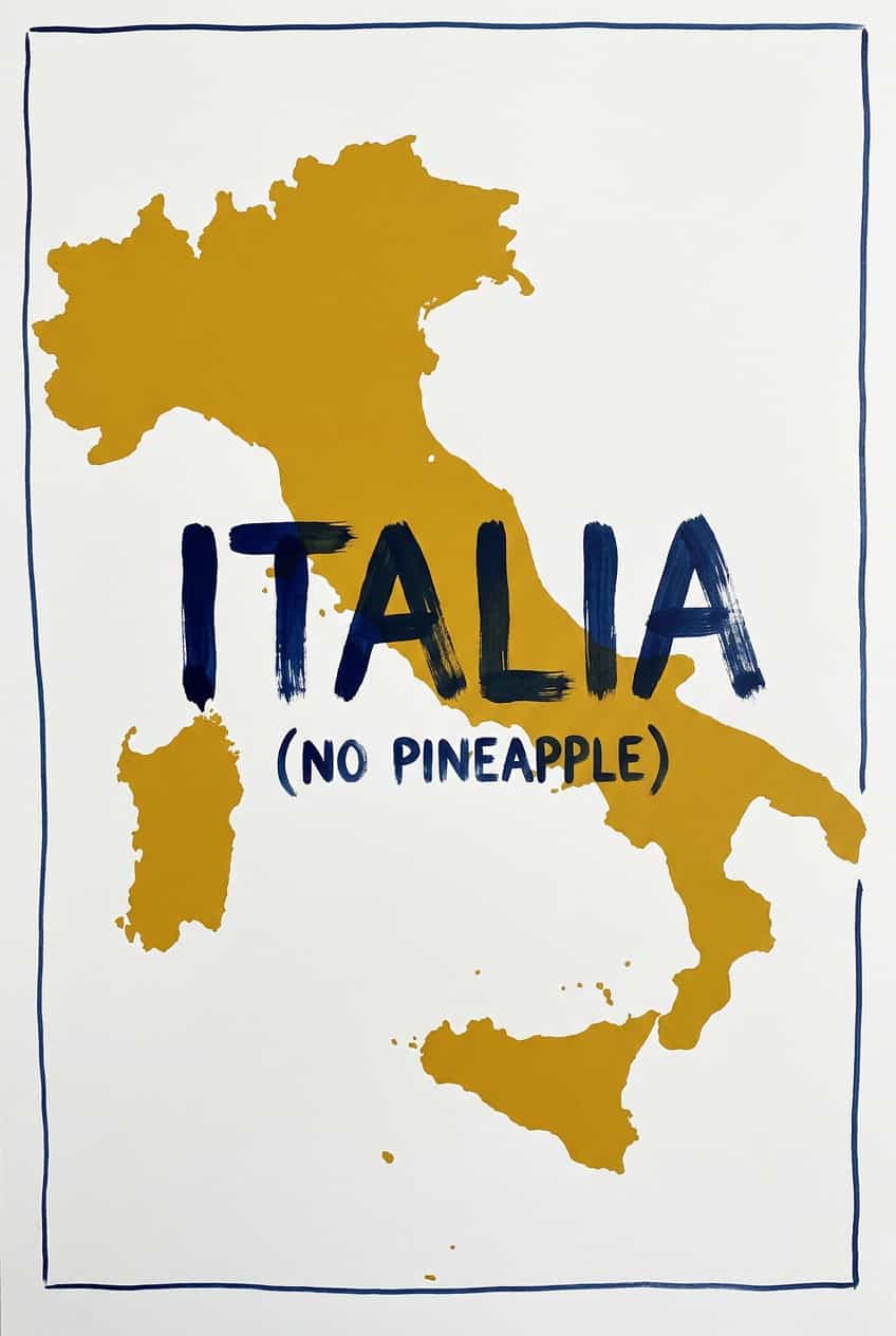 Canvas print of Italy, featuring classic Italian scenery without modern elements, on a stretched canvas with a wood frame.