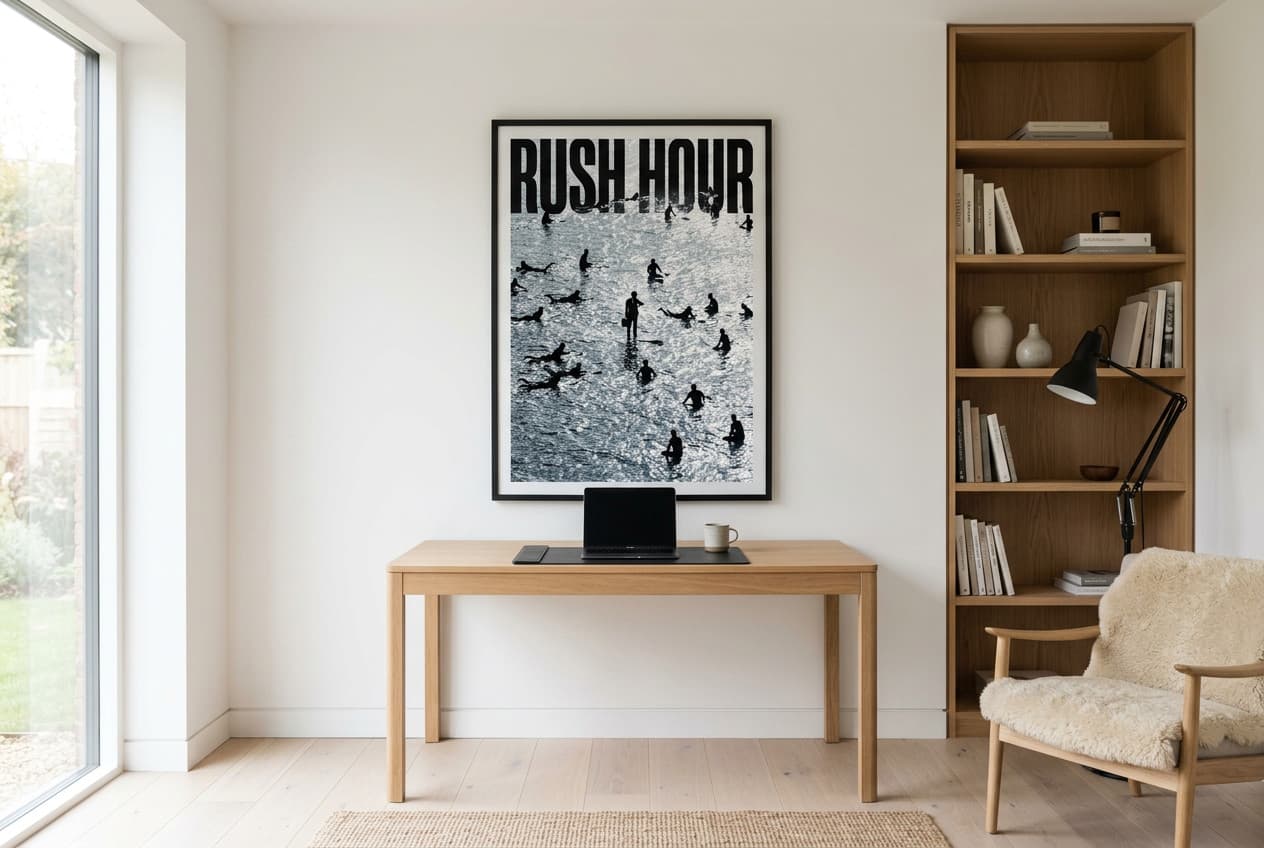 Poster Surf Rush Hour – Room scene 1