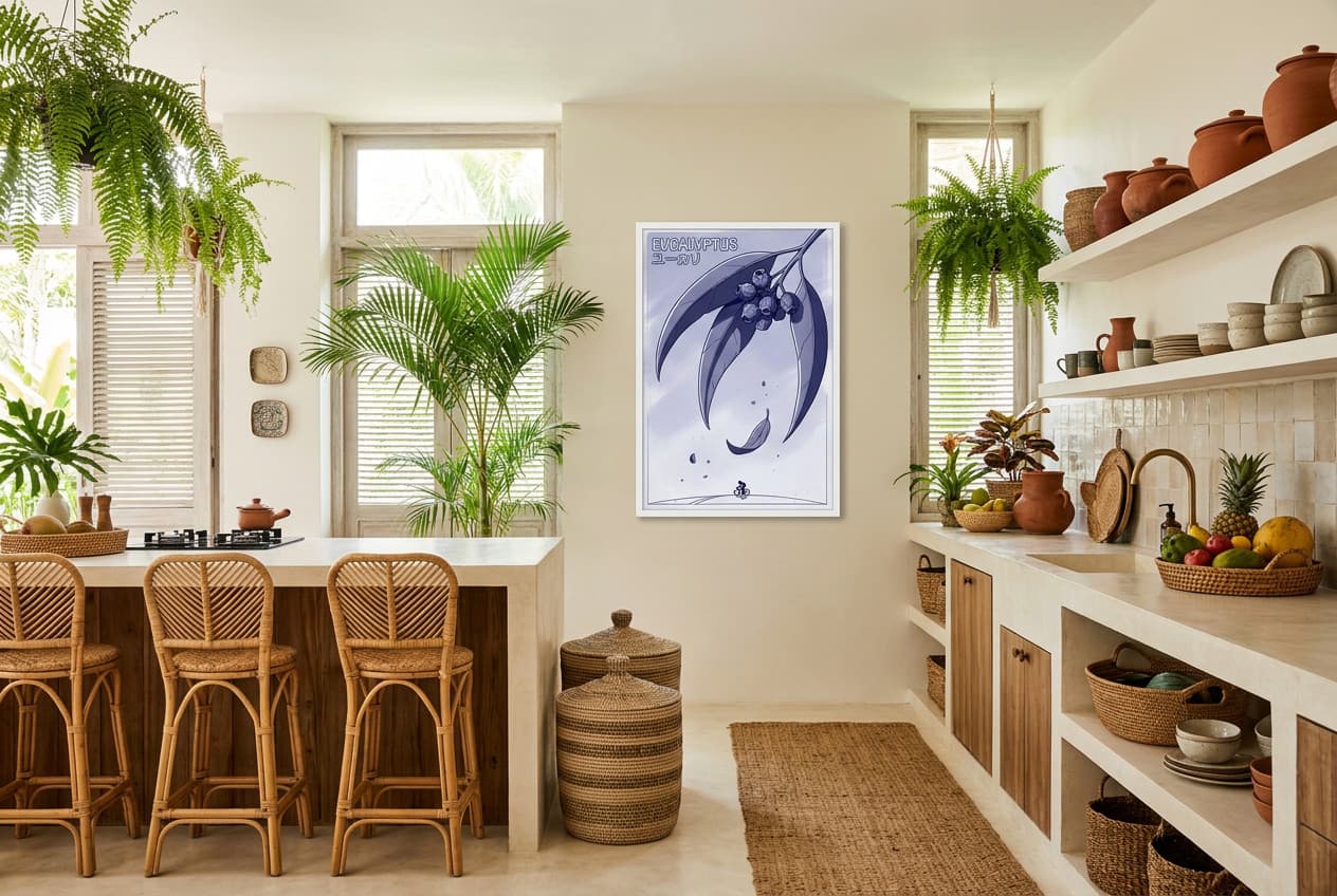 Poster Eucalyptus Giant Canopy – Room scene 2