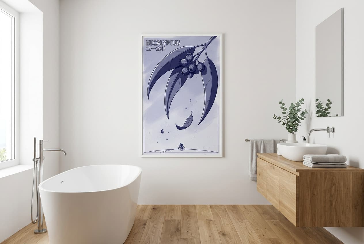 Poster Eucalyptus Giant Canopy – Room scene 1