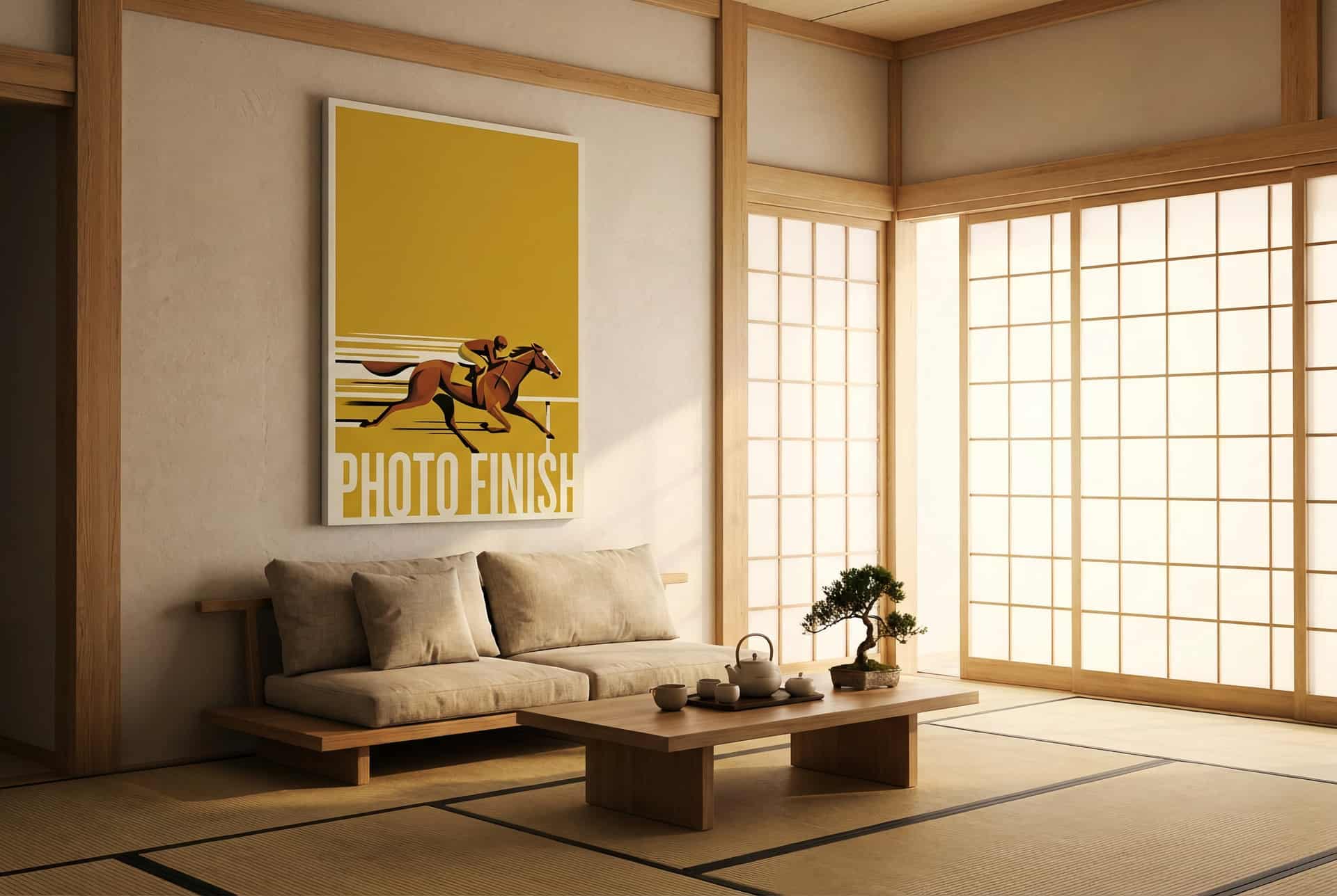 Canvas Horse – Living Room (japanese)