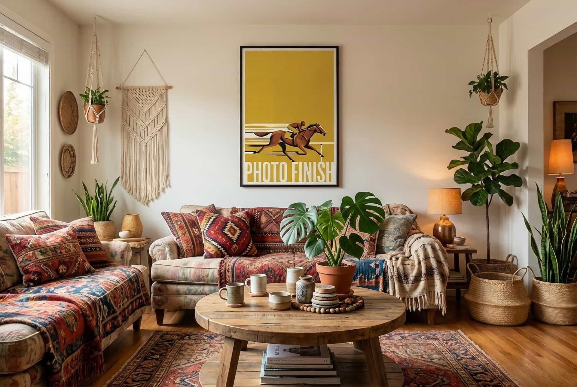 Poster Horse – Living Room (bohemian)