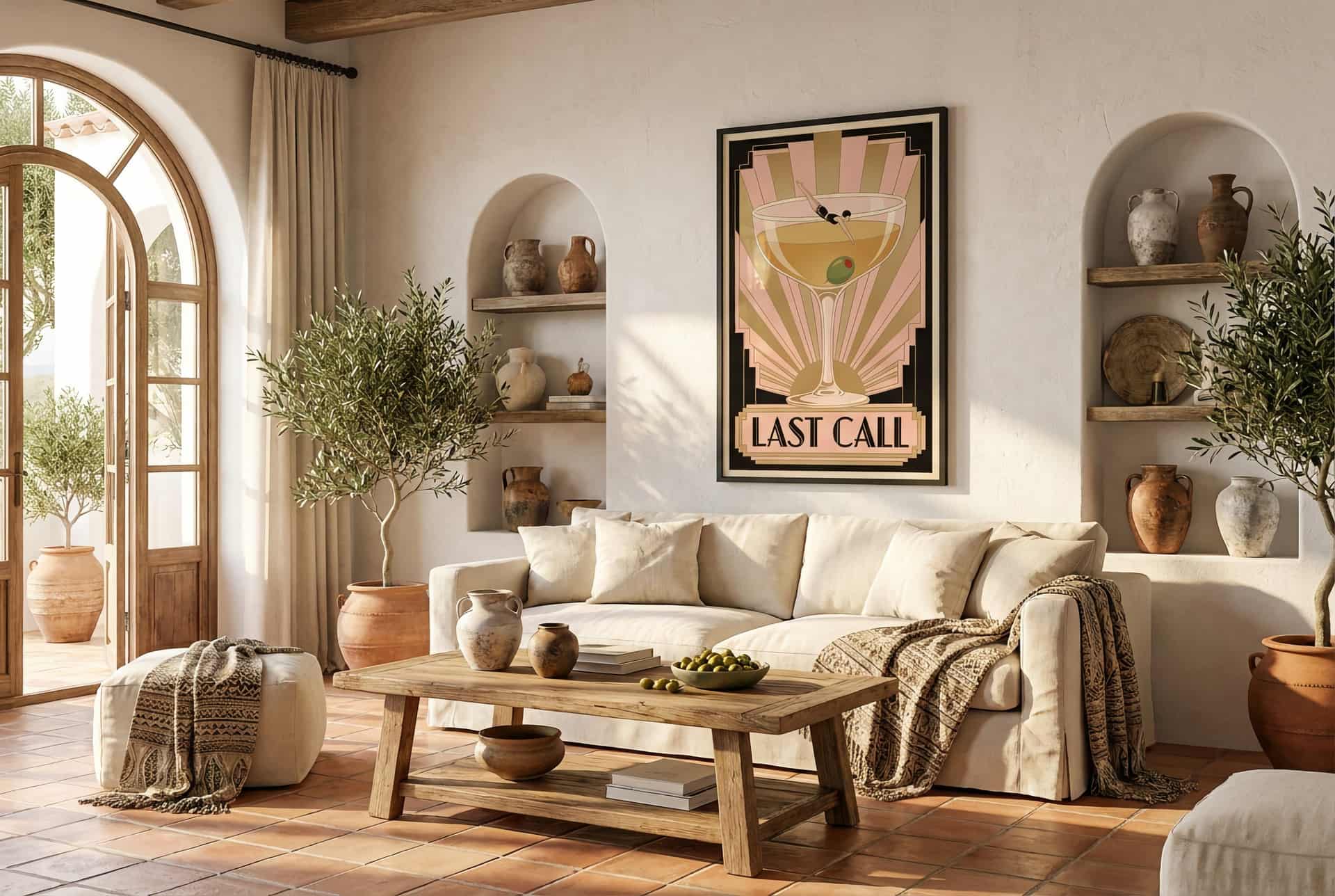 Poster Cocktail Last Call – Living Room (mediterranean)