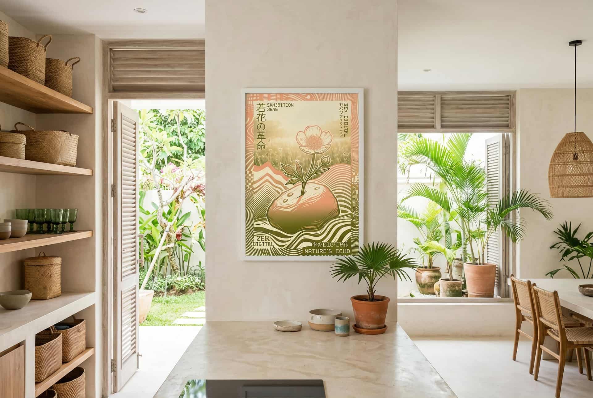 Poster Buttercup Flower – Kitchen (tropical)